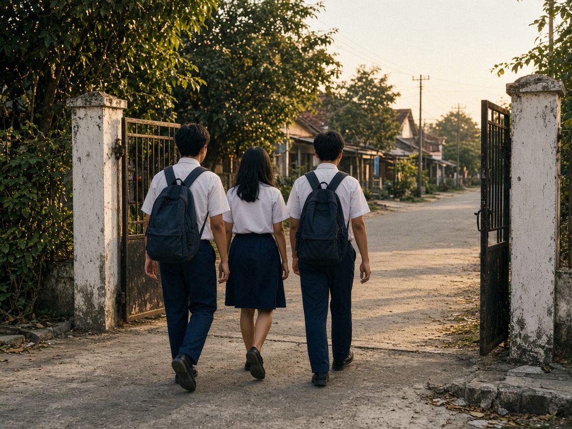 Berangkat sekolah